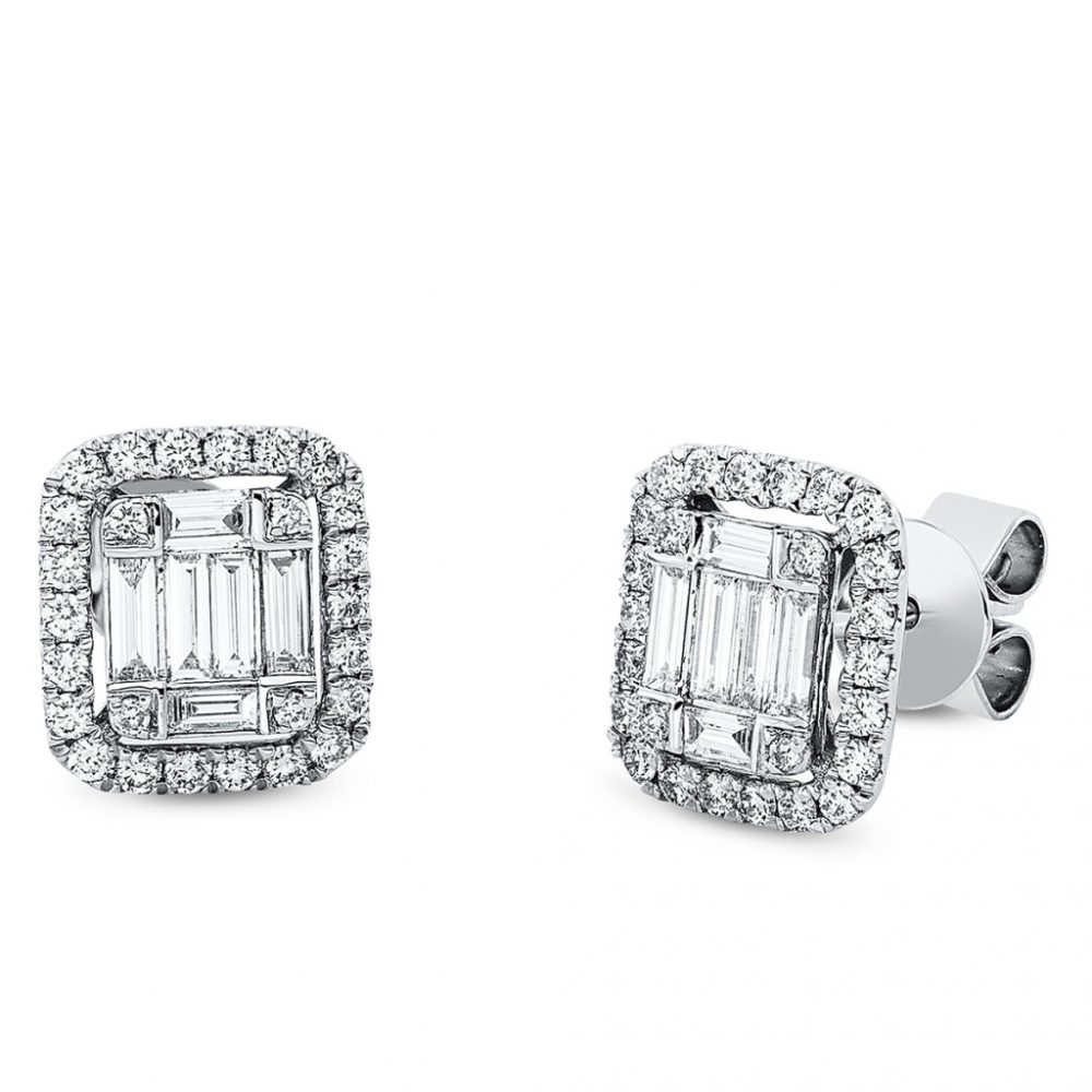 Whitegold Diamond Earrings