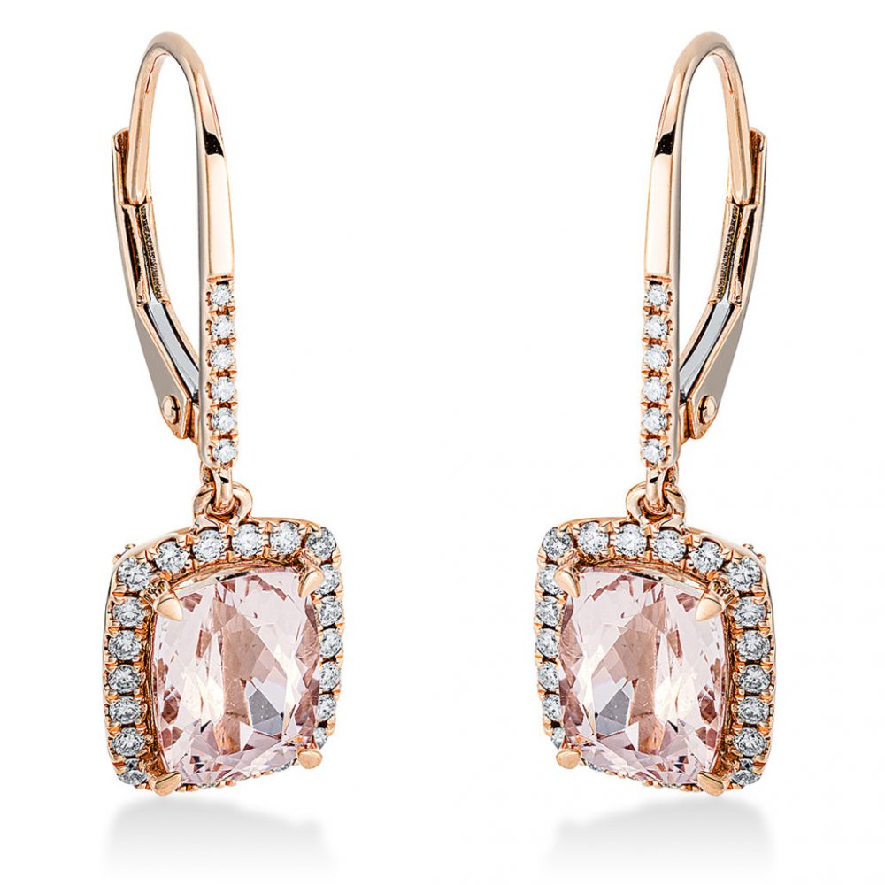 Redgold Morganite Earrings