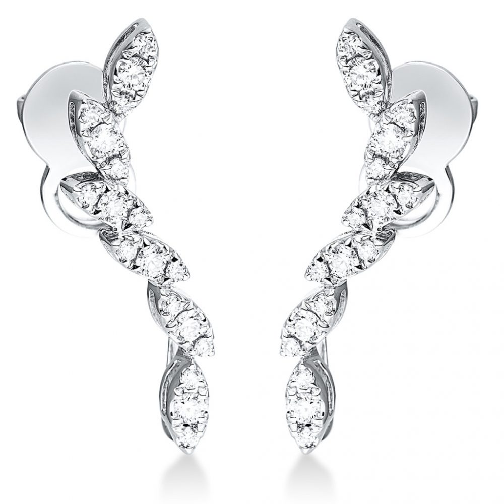 Whitegold Diamond Earrings