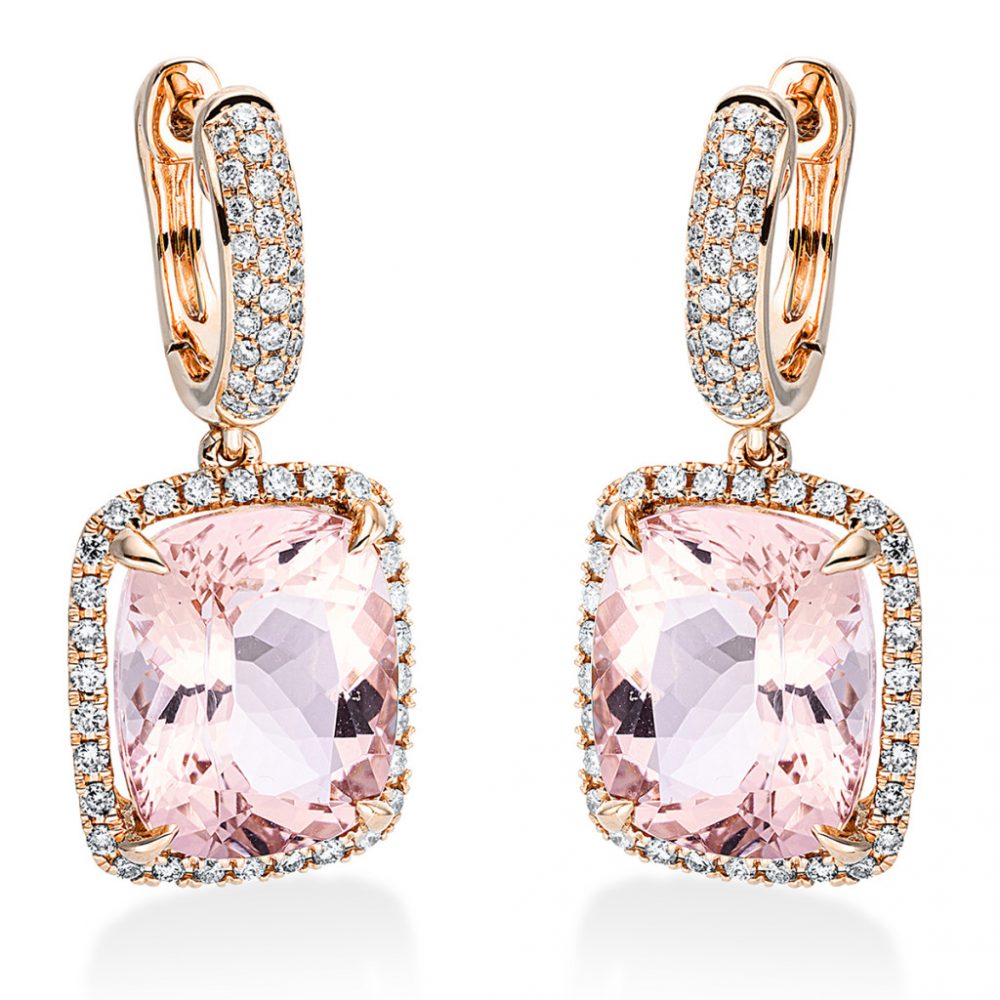 Redgold Morganite Earrings