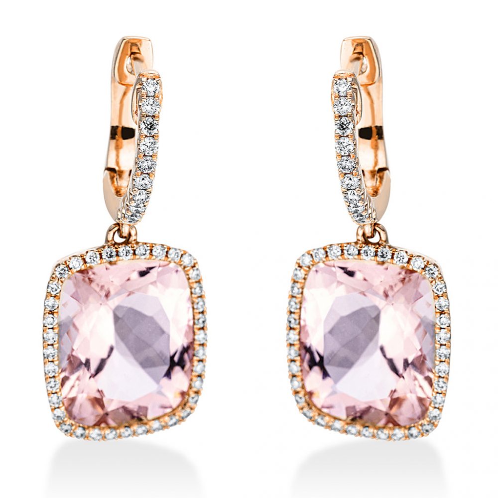 Redgold Morganite Earrings