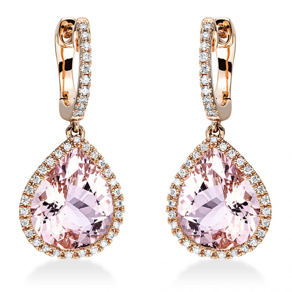 Redgold Morganite Earrings