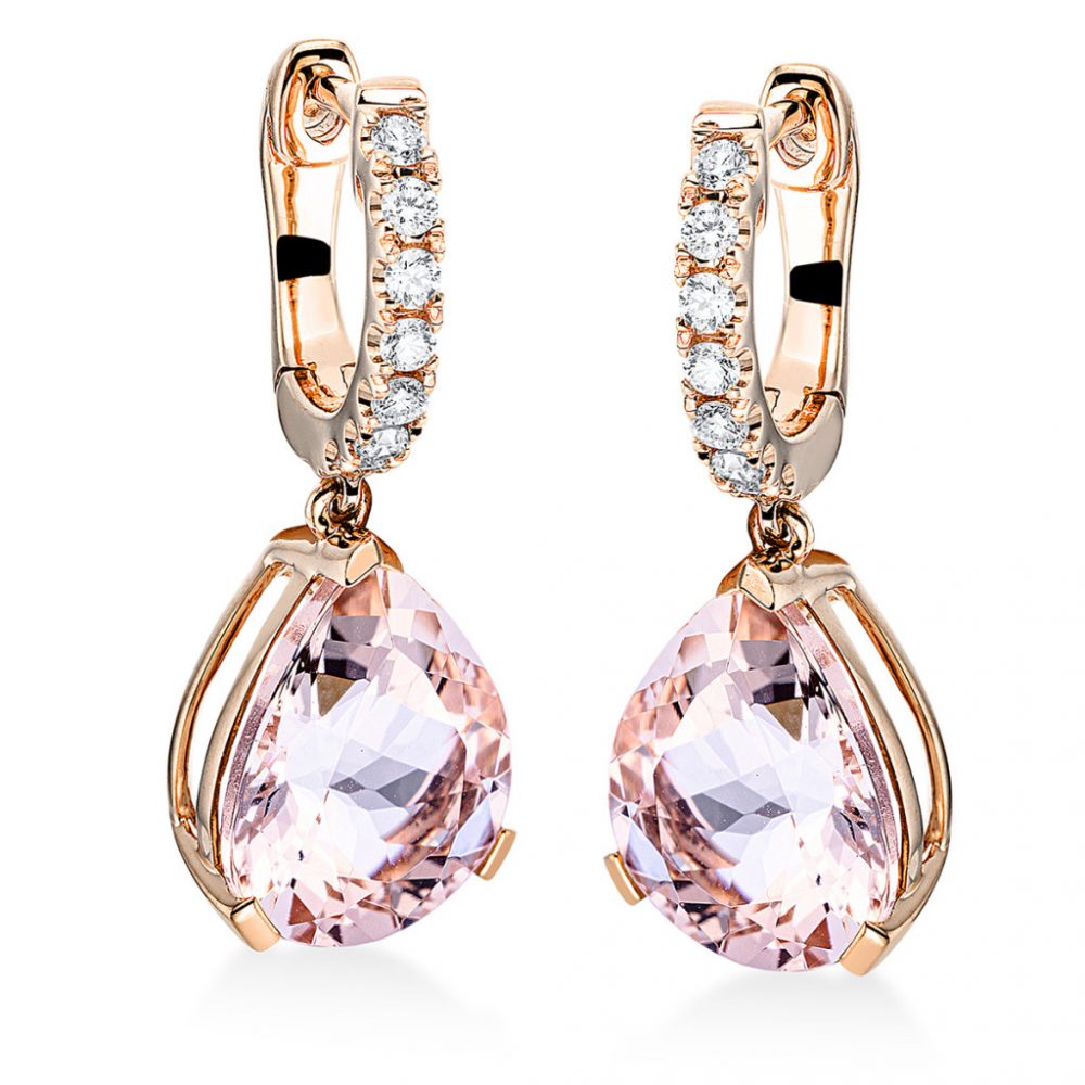 Redgold Morganite Earrings