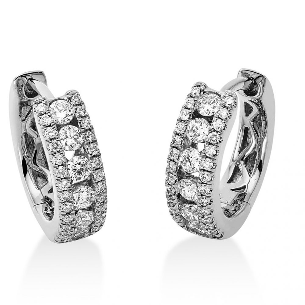 Whitegold Diamond Earrings