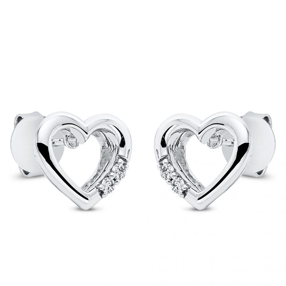 Whitegold Diamond Earrings