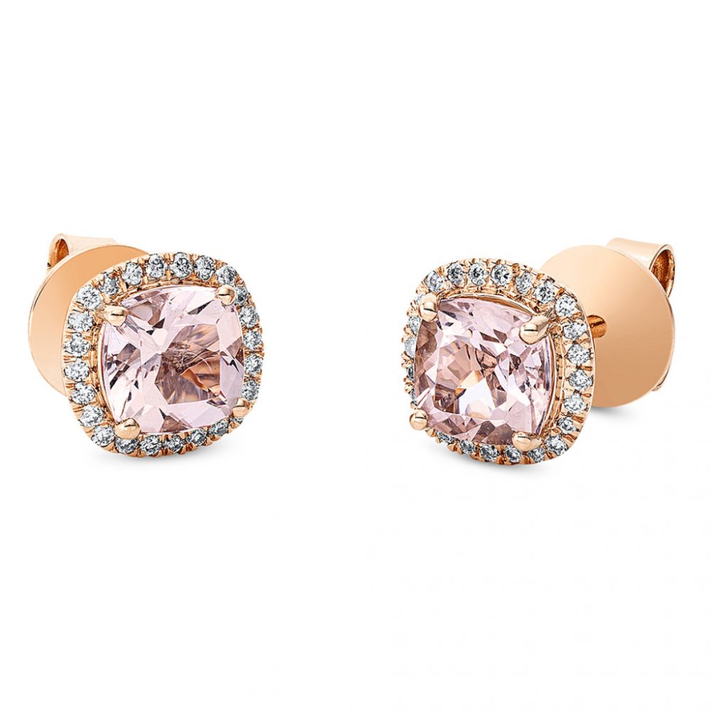 Redgold Morganite Earrings