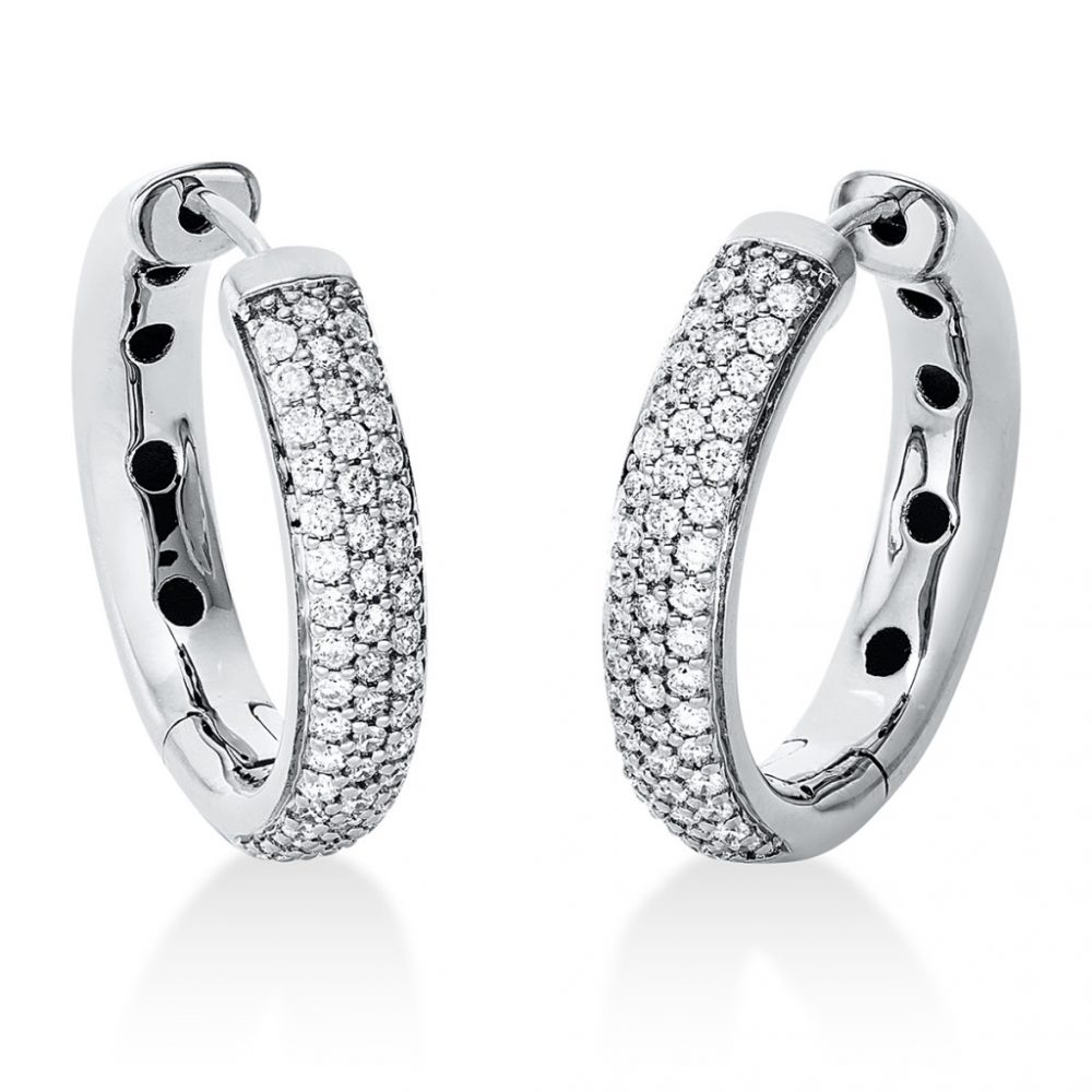 Whitegold Diamond Earrings