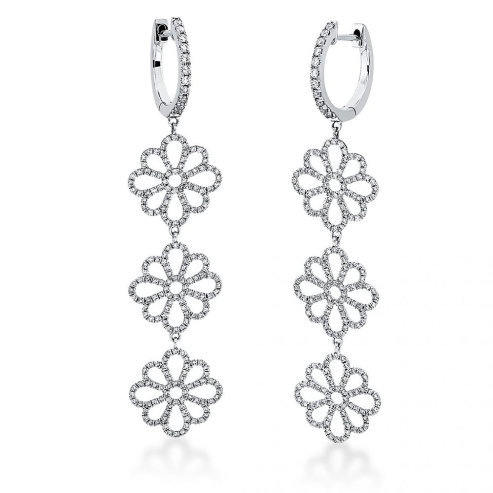 Whitegold Diamond Earrings