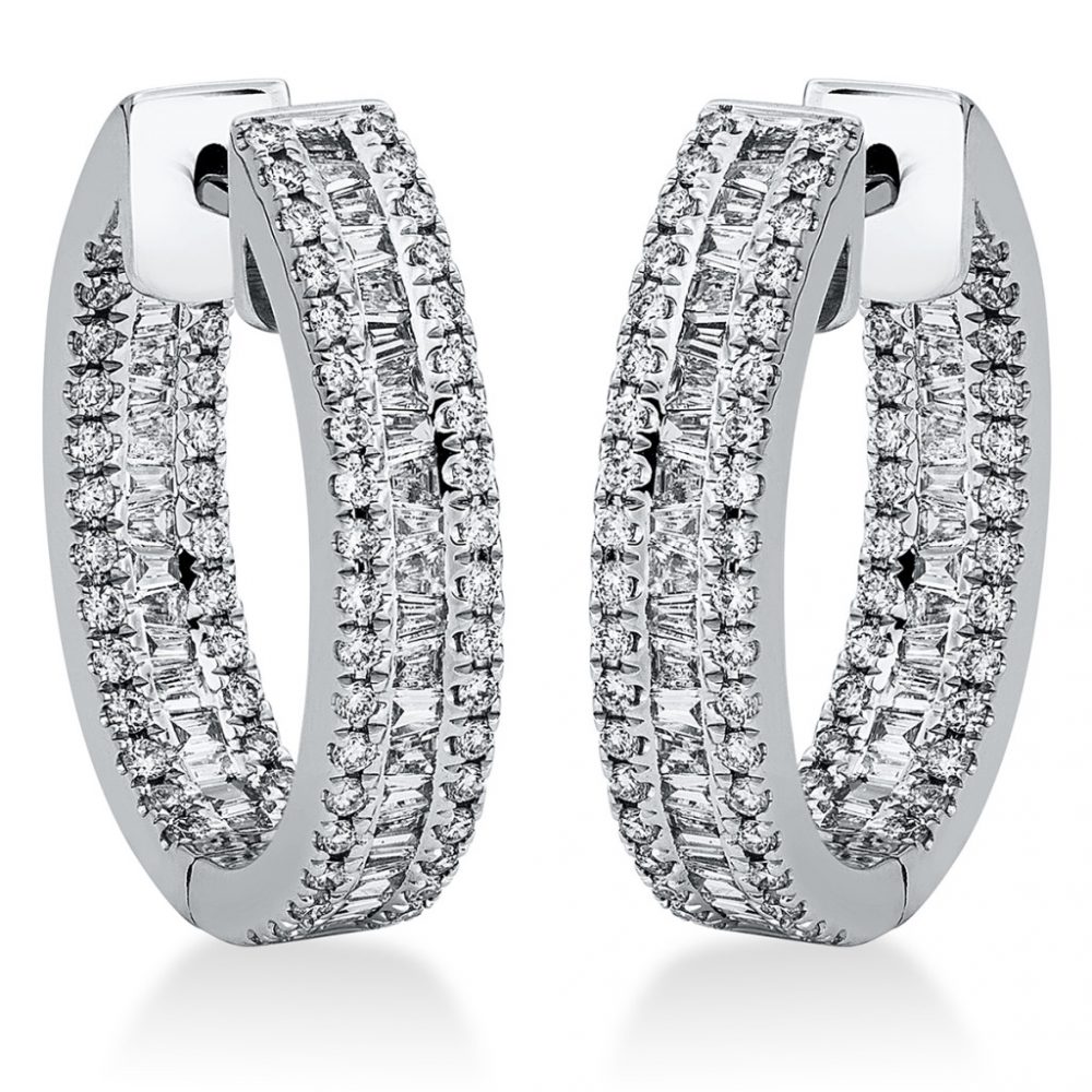 Whitegold Diamond Earrings