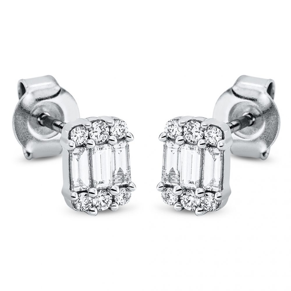 Whitegold Diamond Earrings