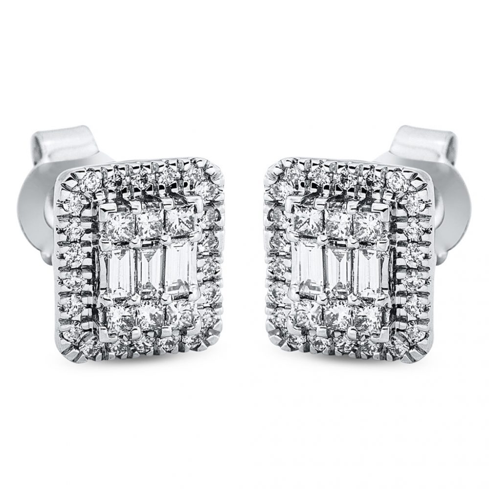 Whitegold Diamond Earrings