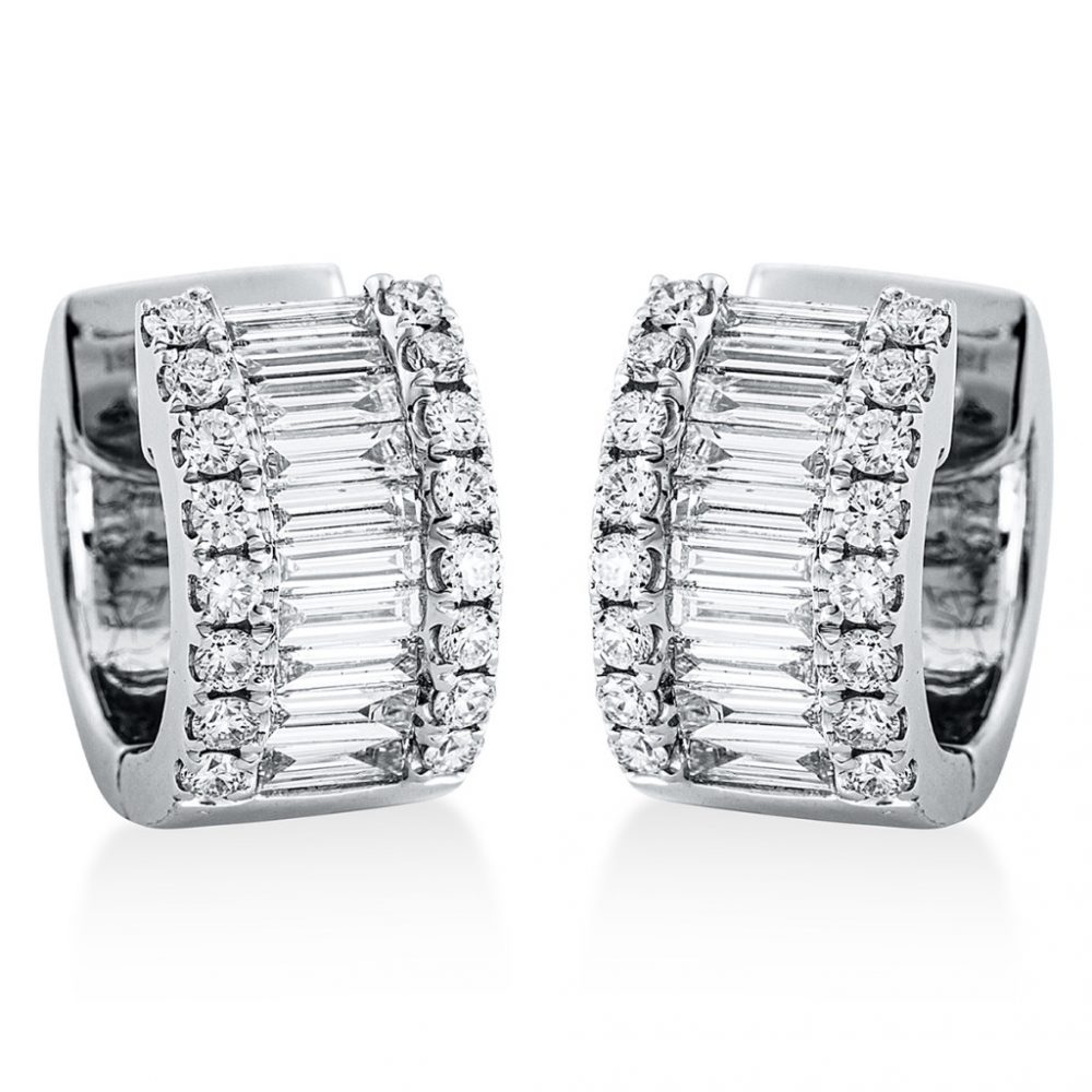 Whitegold Diamond Earrings