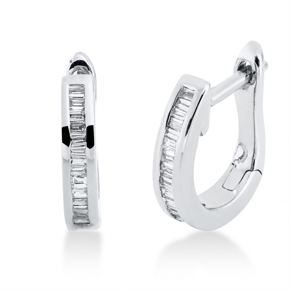 Whitegold Diamond Earrings