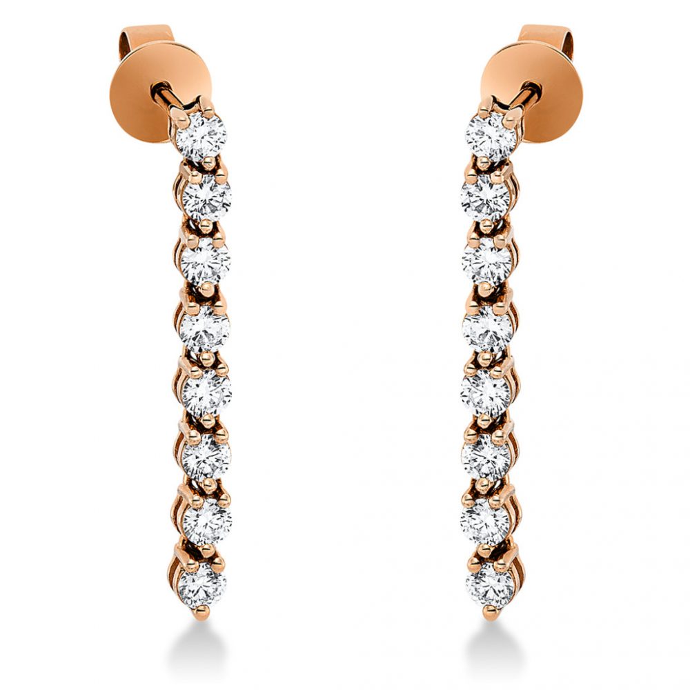 Redgold Diamond Earrings