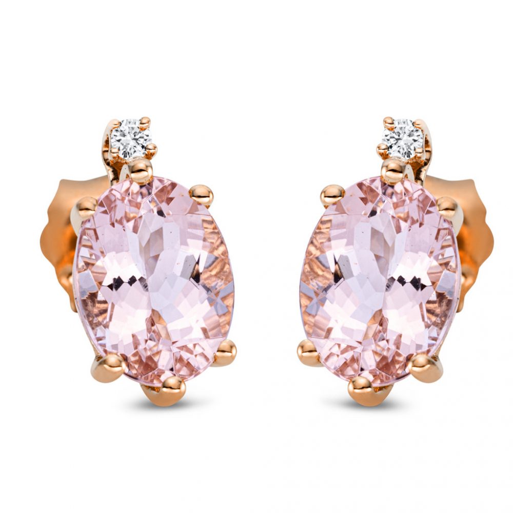 Redgold Morganite Earrings