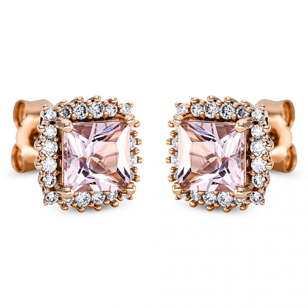 Redgold Morganite Earrings