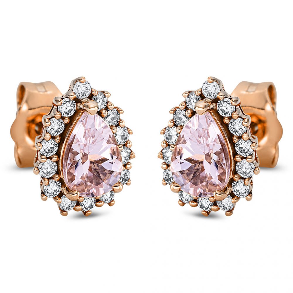 Redgold Morganite Earrings