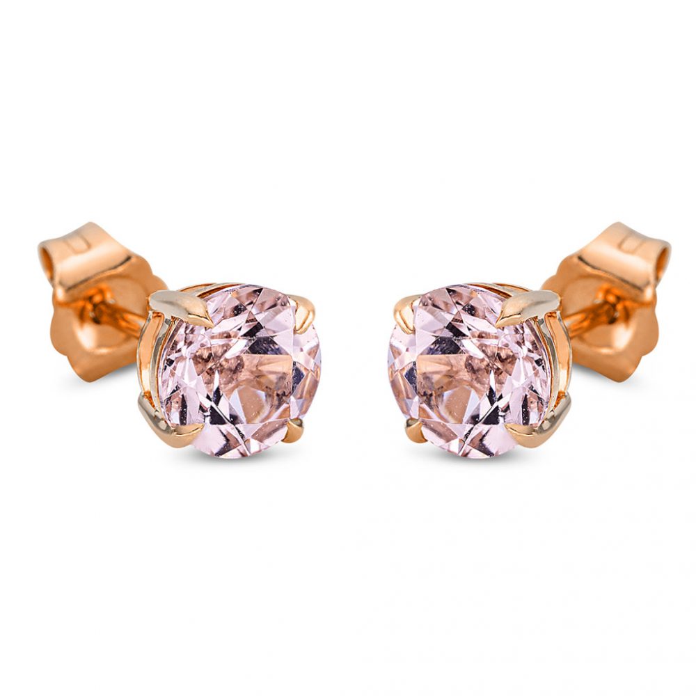 Redgold Morganite Earrings