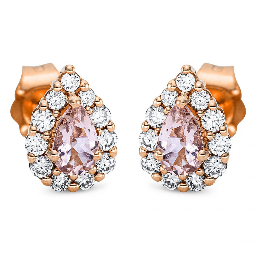 Redgold Morganite Earrings