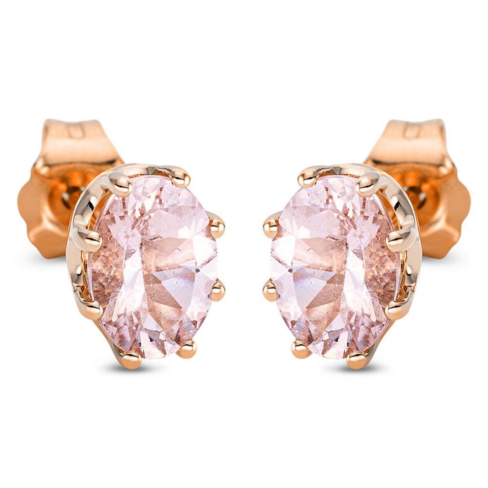 Redgold Morganite Earrings