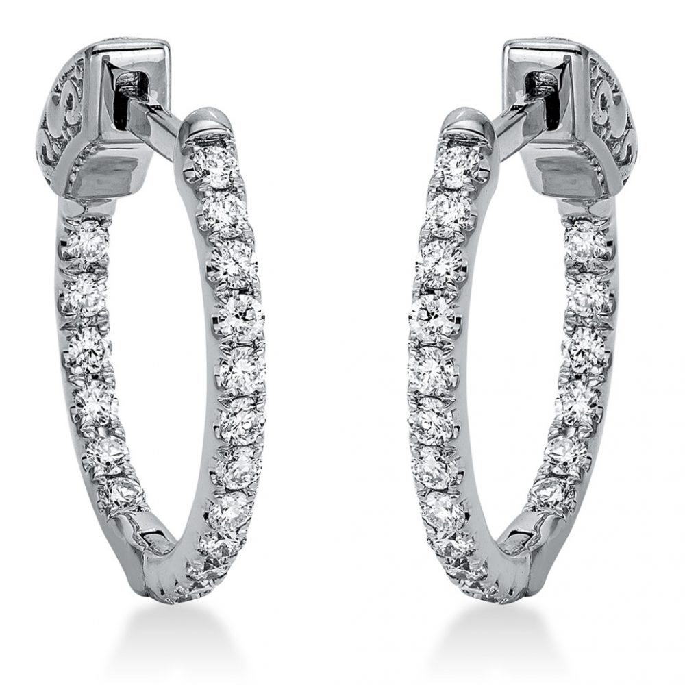 Whitegold Diamond Earrings