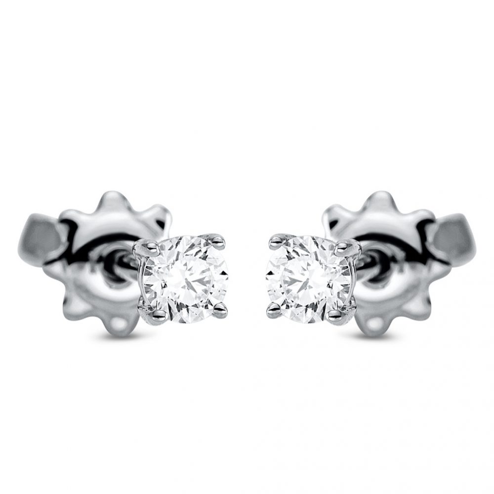 Whitegold Diamond Earrings