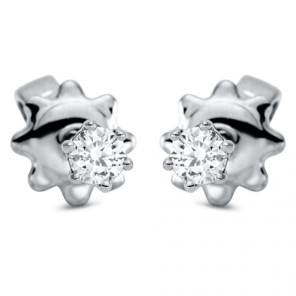 Whitegold Diamond Earrings