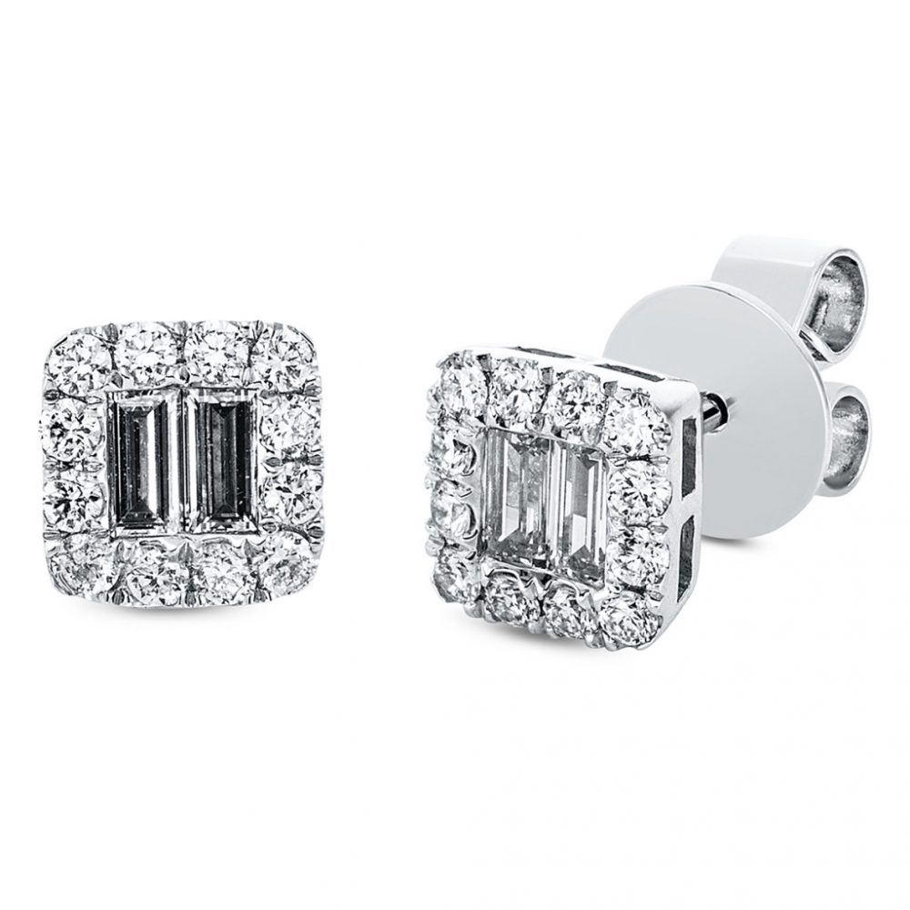 Whitegold Diamond Earrings