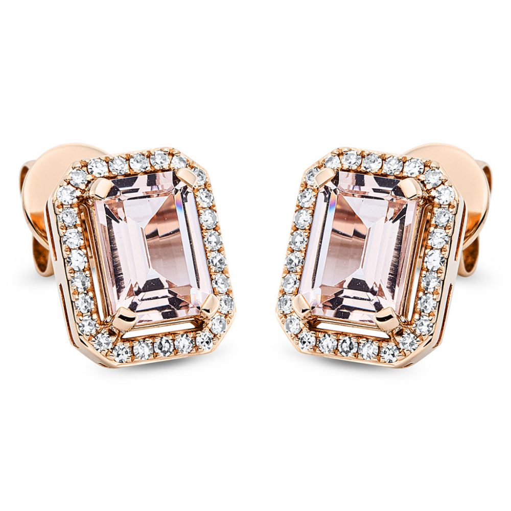 Redgold Morganite Earrings