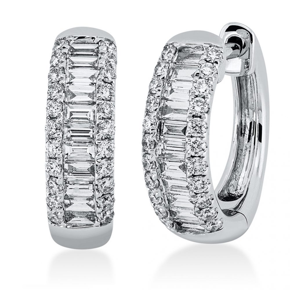 Whitegold Diamond Earrings