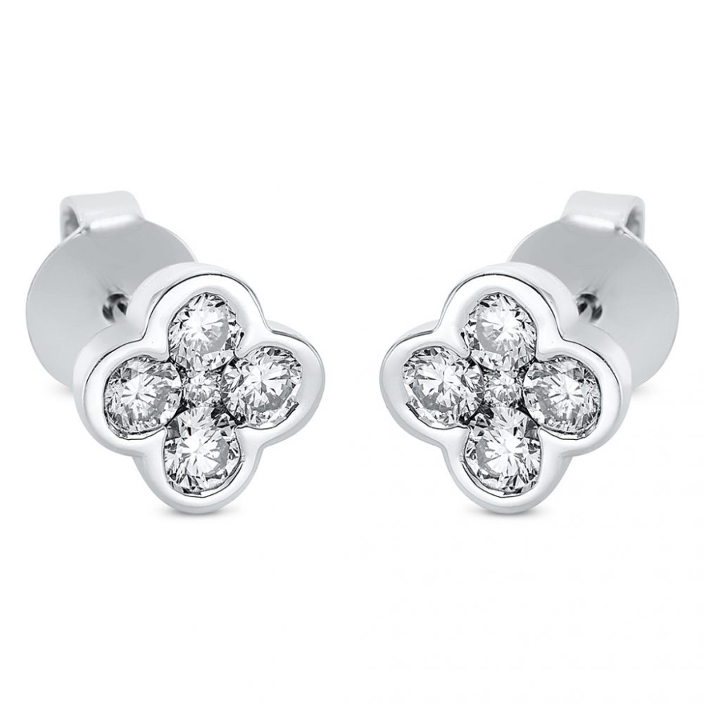 Whitegold Diamond Earrings