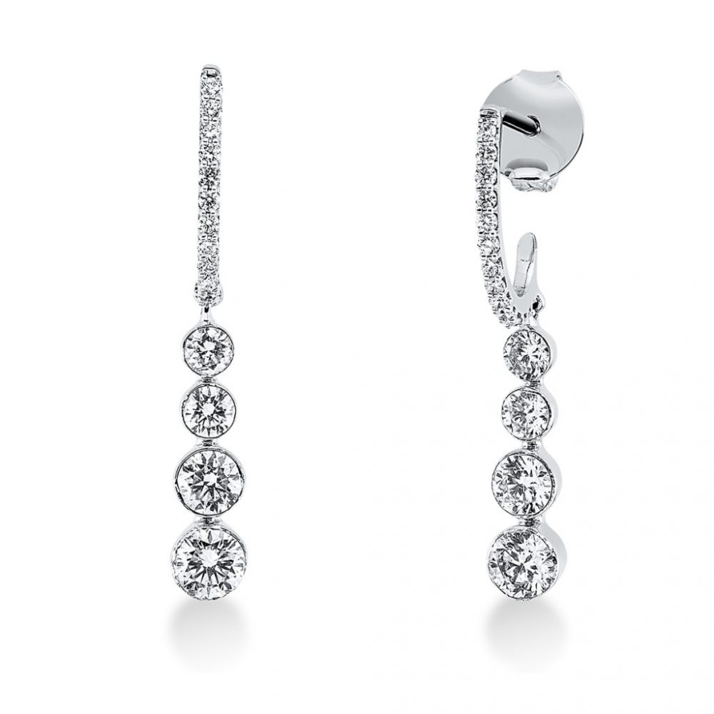 Whitegold Diamond Earrings