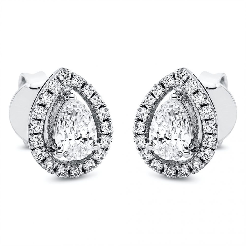 Whitegold Diamond Earrings