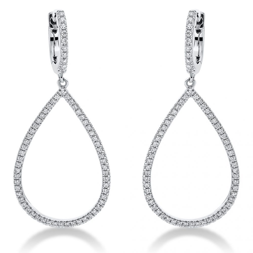 Whitegold Diamond Earrings