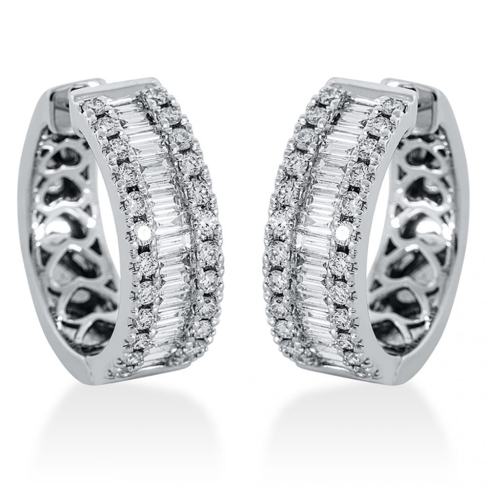 Whitegold Diamond Earrings