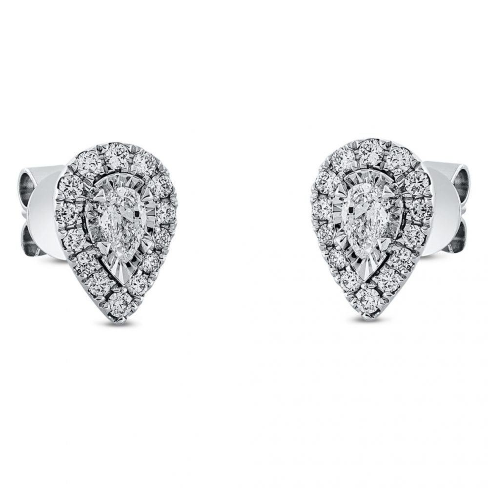 Whitegold Diamond Earrings