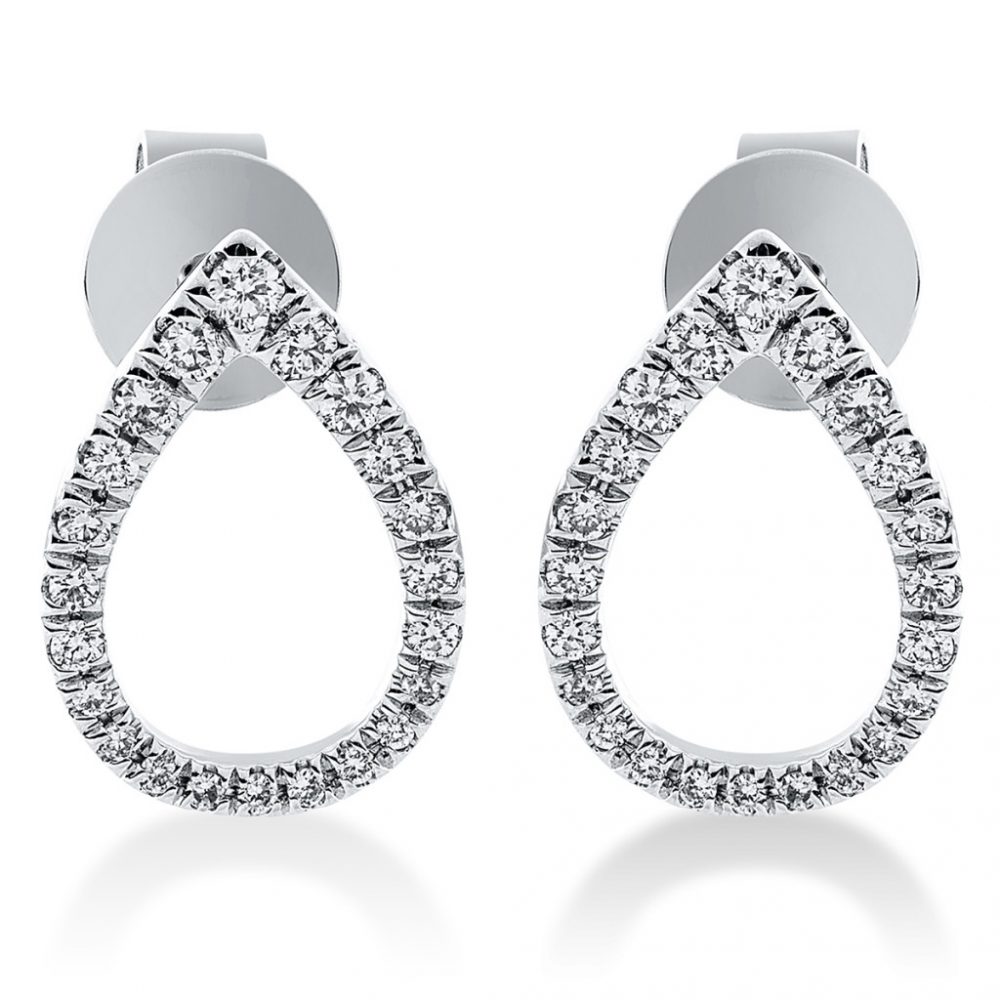 Whitegold Diamond Earrings