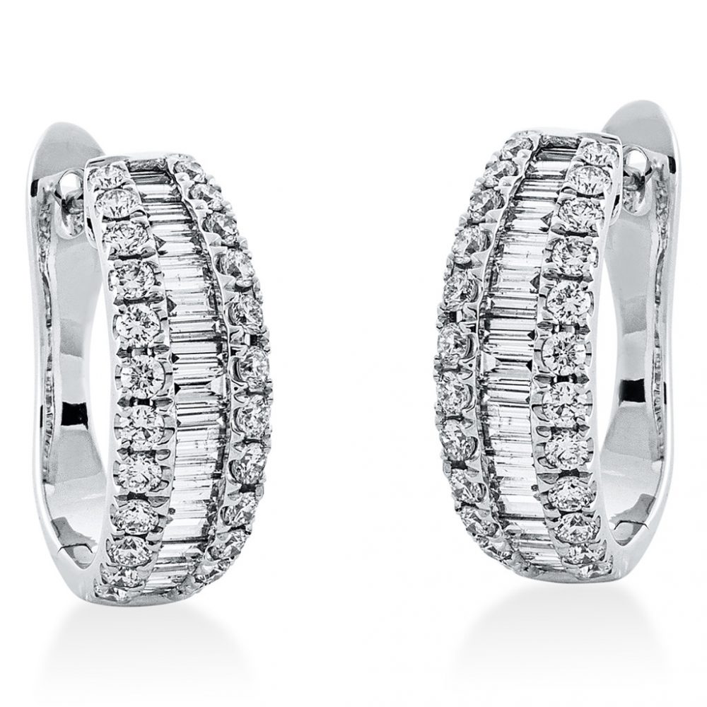 Whitegold Diamond Earrings