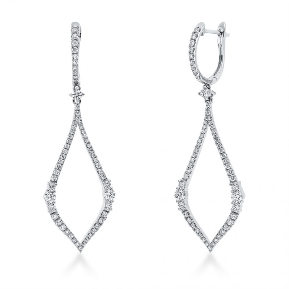 Whitegold Diamond Earrings