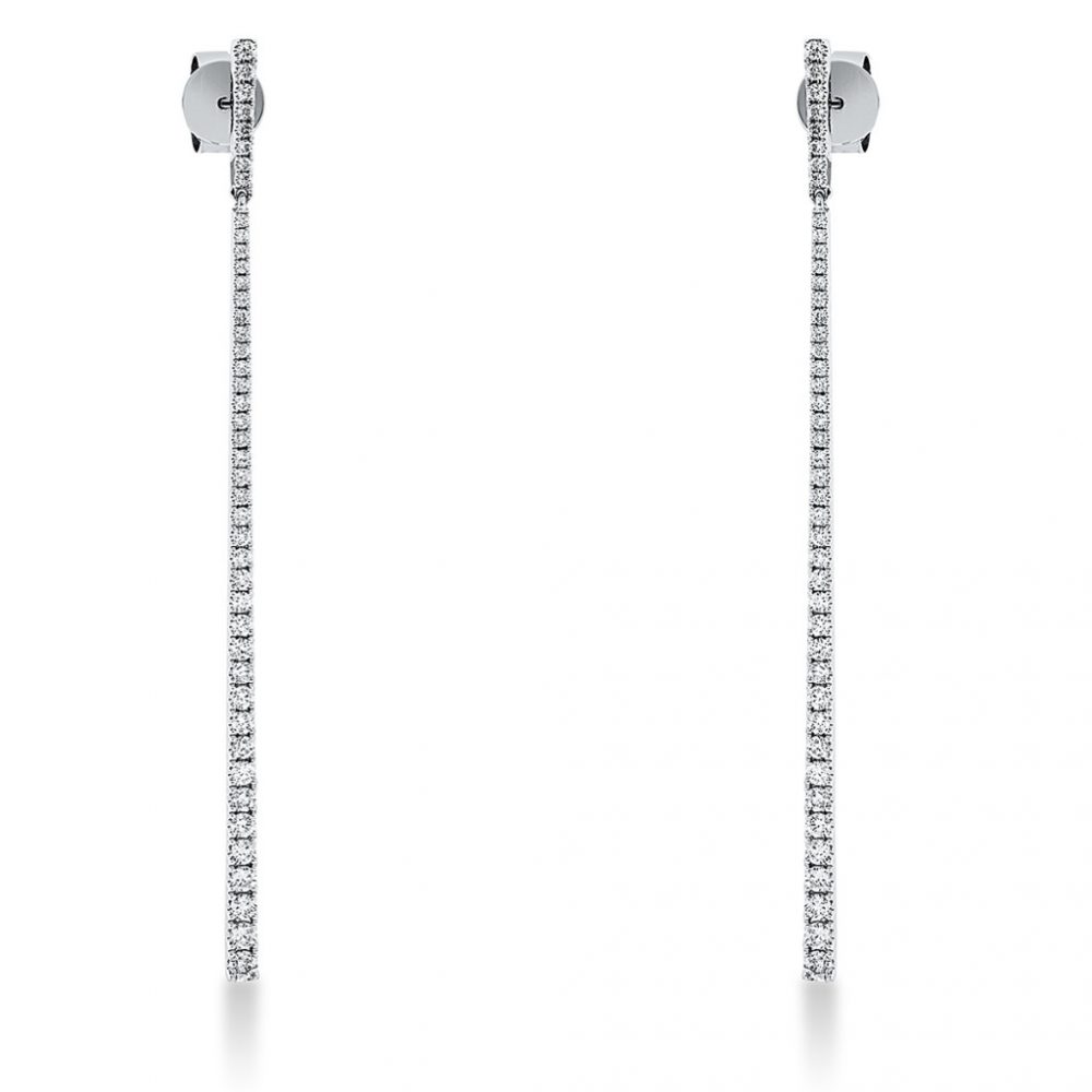 Whitegold Diamond Earrings