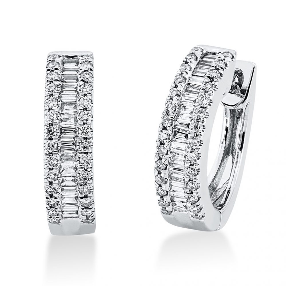 Whitegold Diamond Earrings