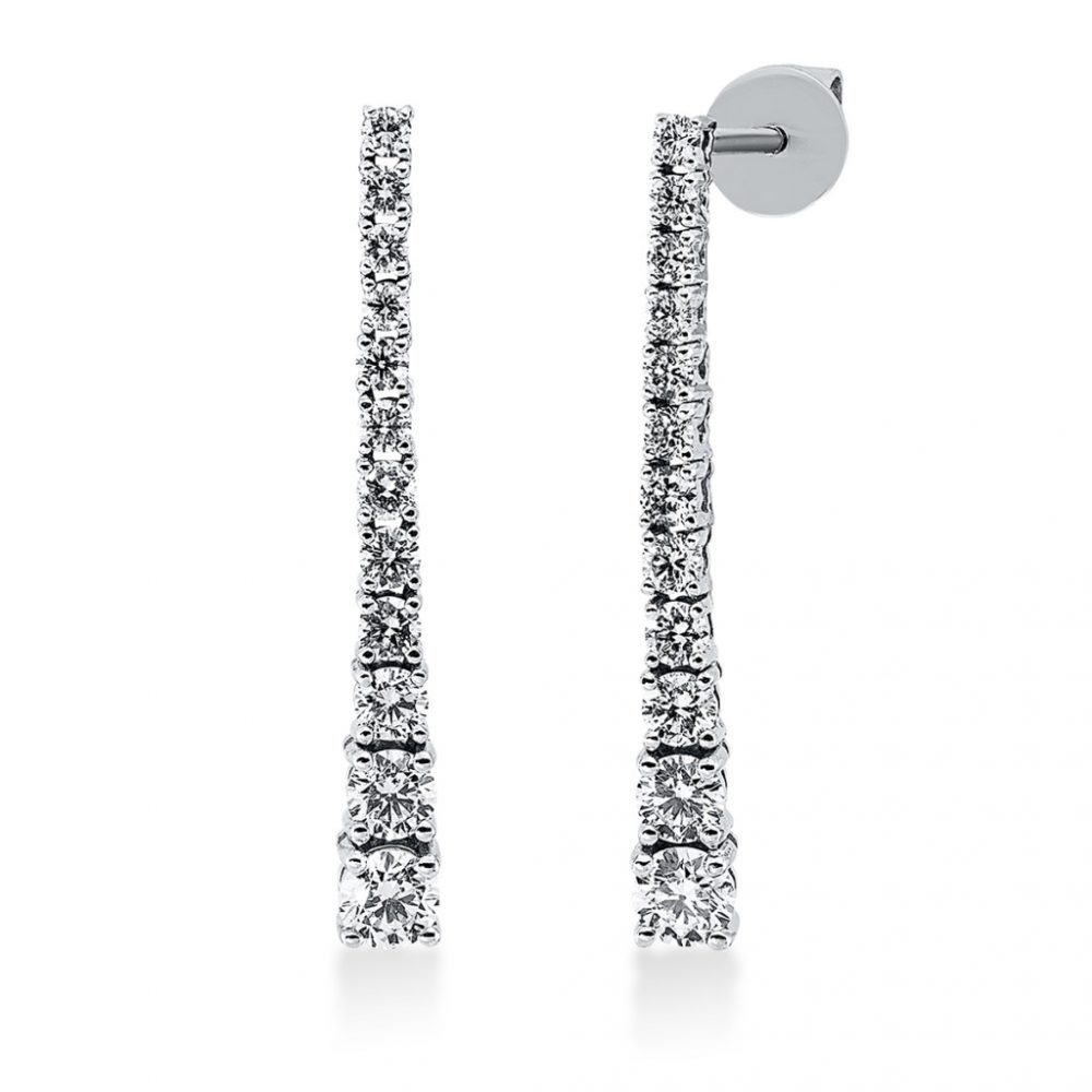 Whitegold Diamond Earrings