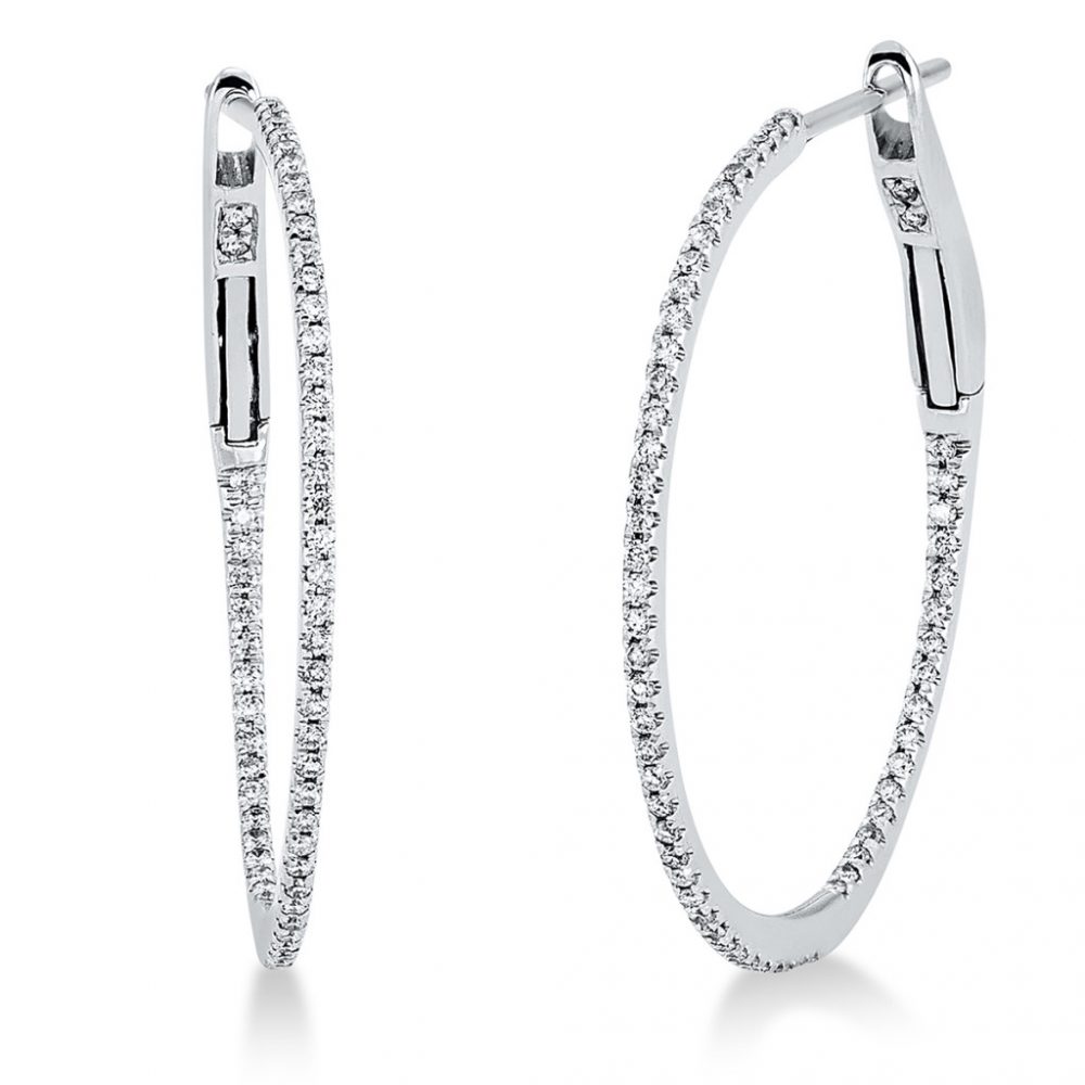 Whitegold Diamond Earrings