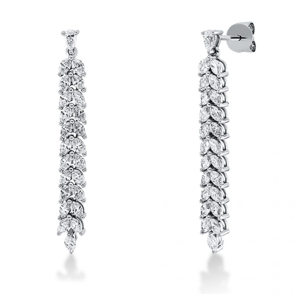 Whitegold Diamond Earrings