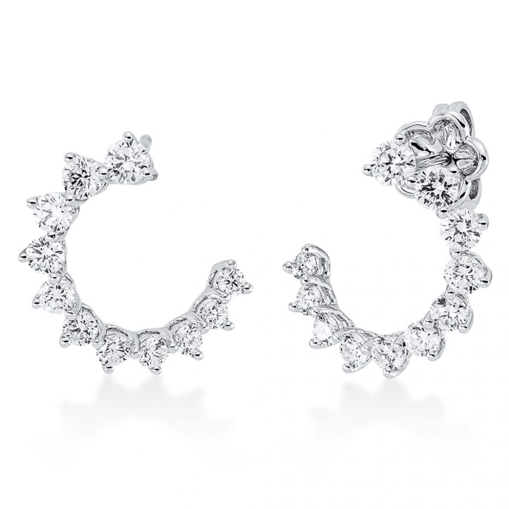 Whitegold Diamond Earrings