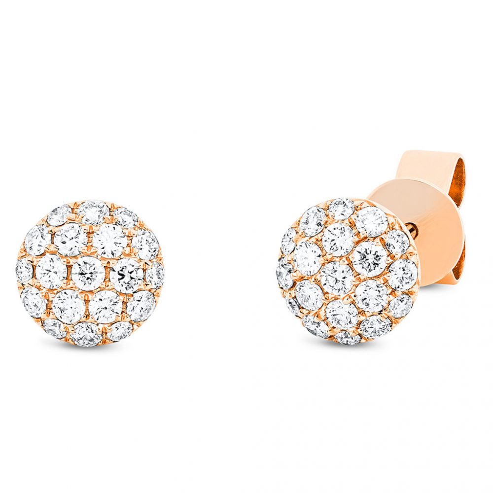 Redgold Diamond Earrings