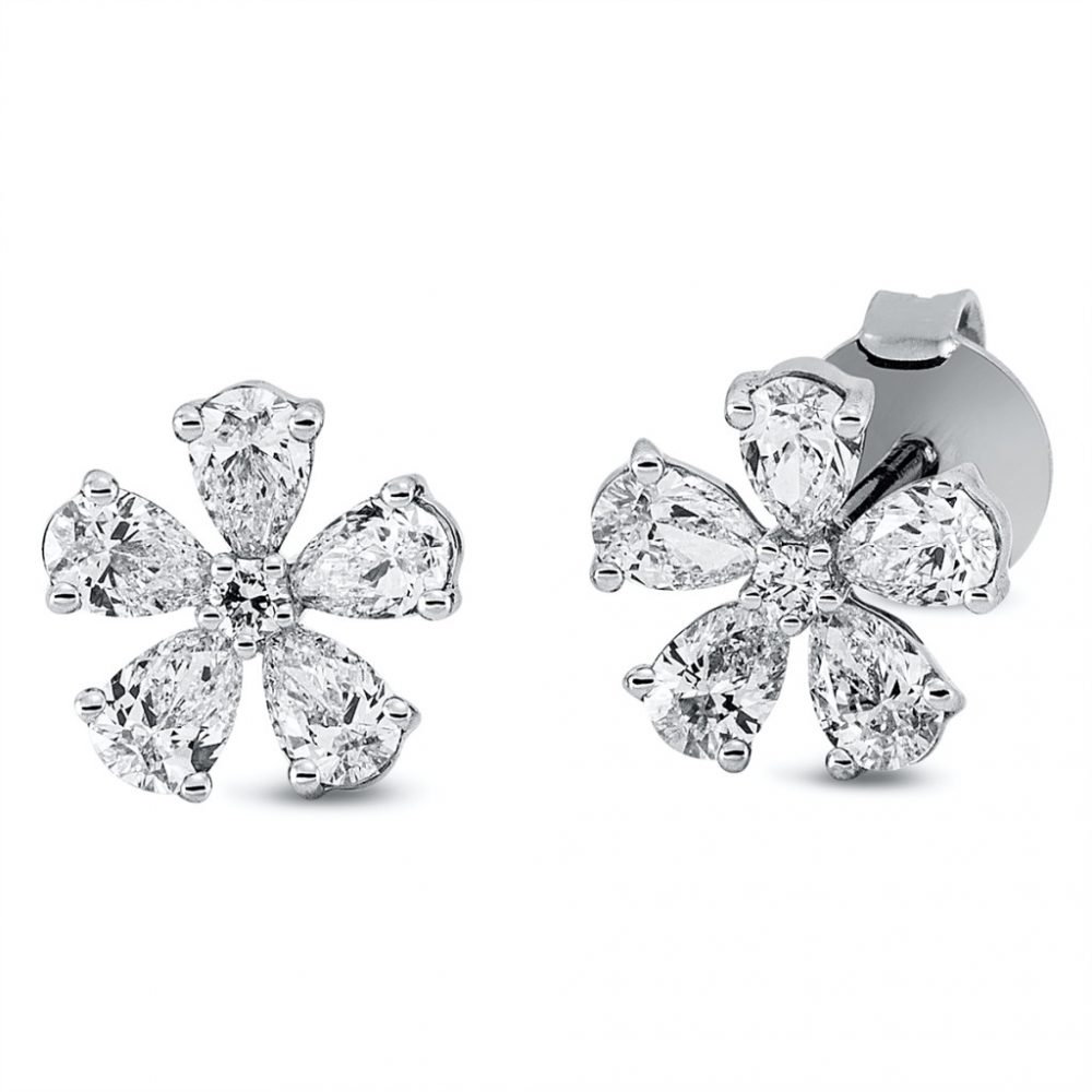 Whitegold Diamond Earrings