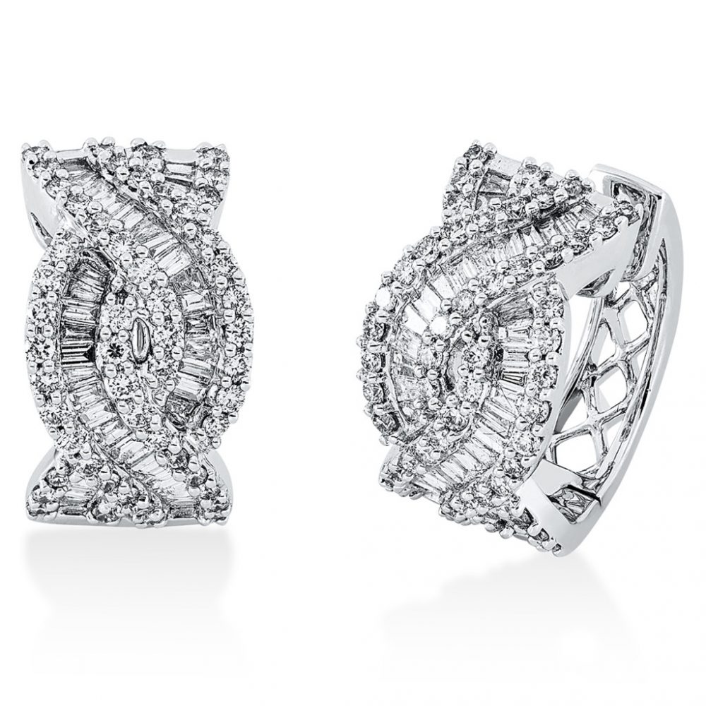 Whitegold Diamond Earrings