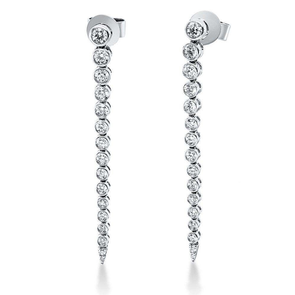 Whitegold Diamond Earrings