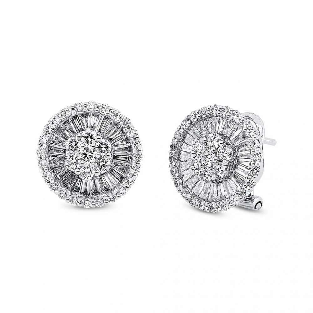 Whitegold Diamond Earrings